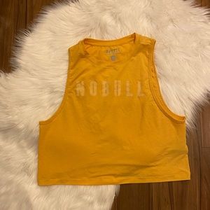 NoBull Yellow Cropped Tank